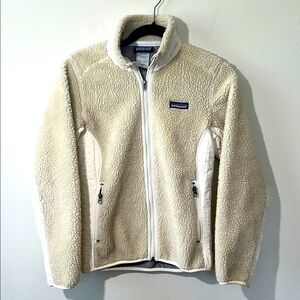 Patagonia Synchilla‎ Nylon Blocked Polar Fleece Jacket Women XS Vintage 90s Zip